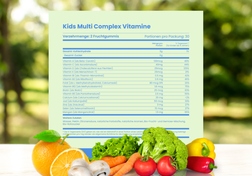 Image 5 - Ingredient Liste von unserem Supplement 1